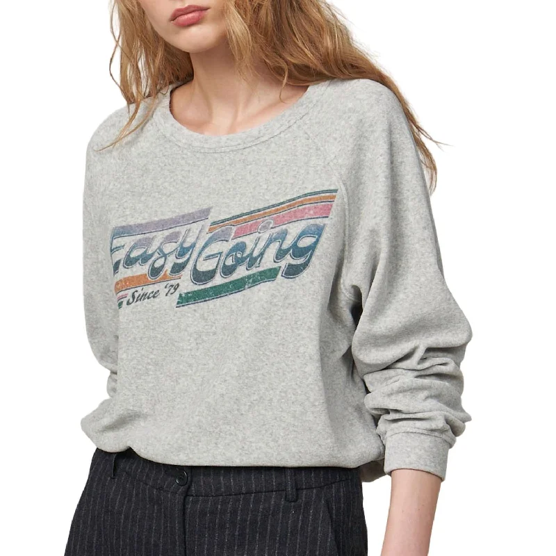 Best Seller Teasy Long Sleeve Tee In Heather Grey
