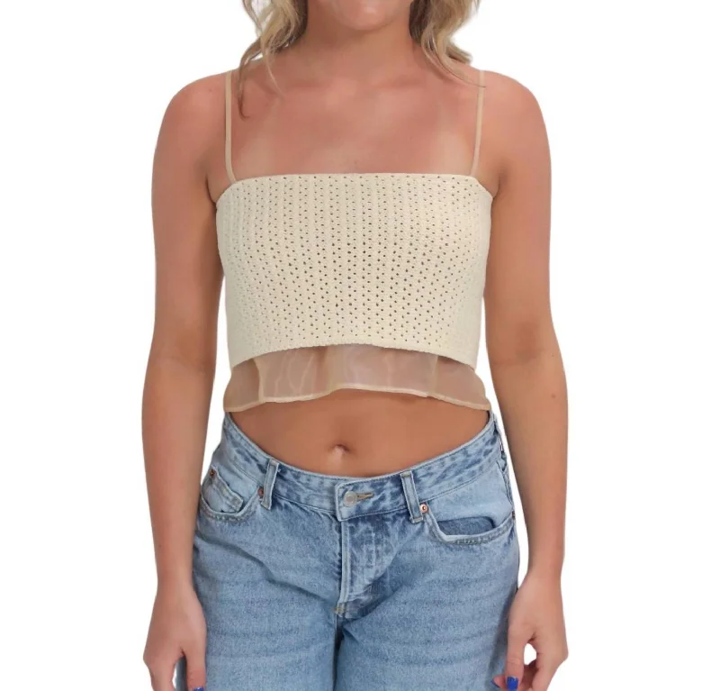 Lowest Price The Indio Top In Beige