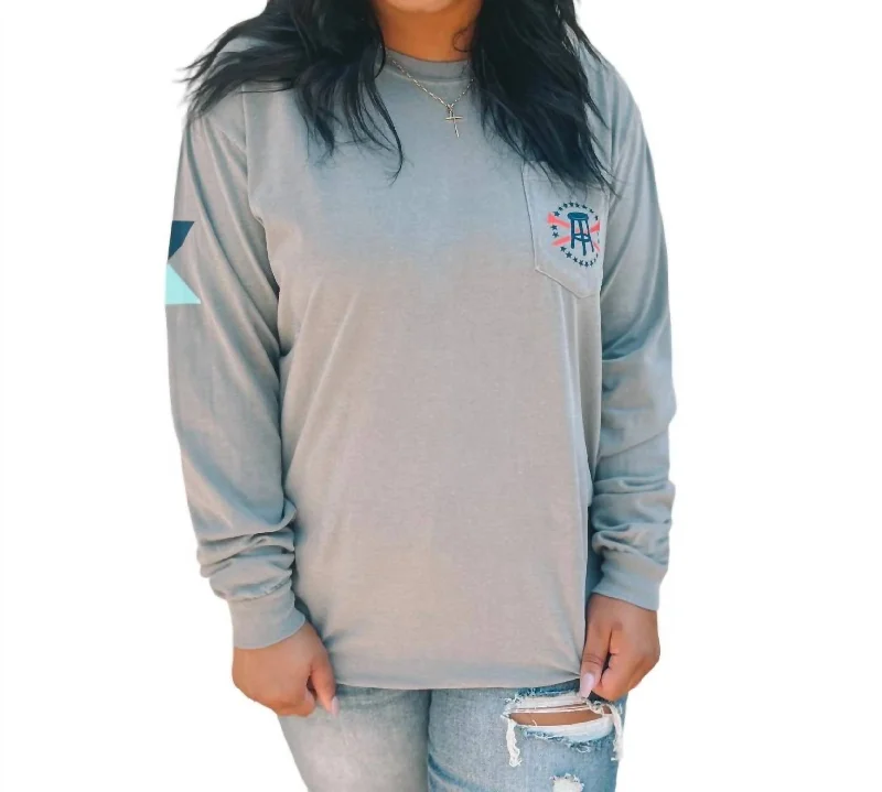 Price Meltdown Unisex Ain't No Hobby Long Sleeve Tee In Grey