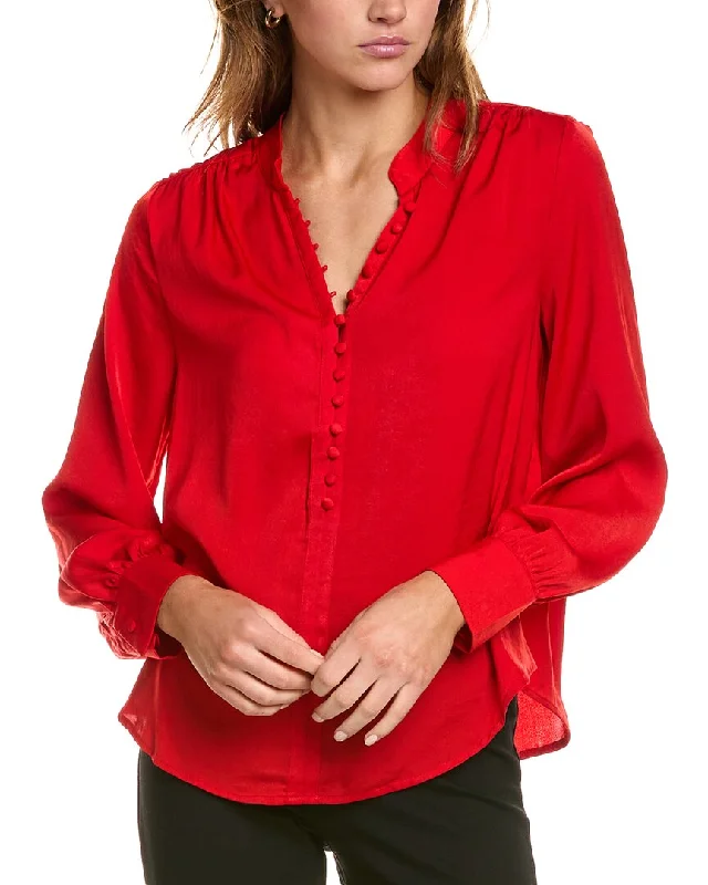 Overstock Vince Camuto V-Neck Blouse