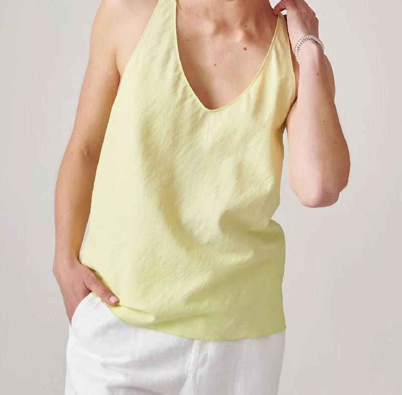 Online Only Viscose Cotton Chic Twill Tank In Stella
