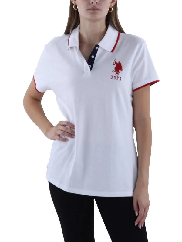 Stock Clearance Womens Collared Golf Polo Top