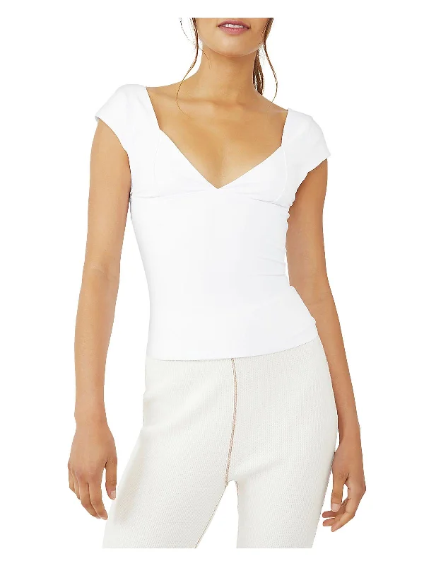 Act Now Womens Corset Seamed Nylon Blouse