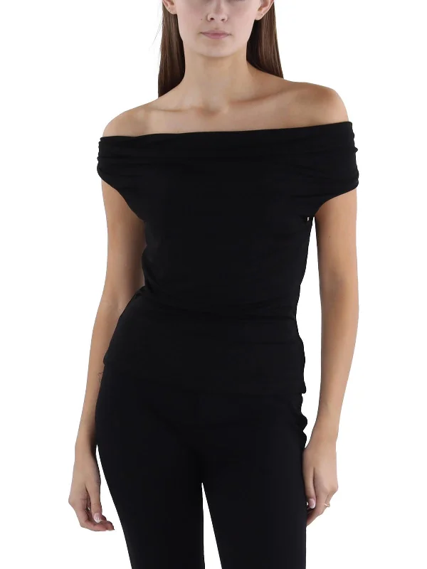 Price Drop Womens Drapey Sleeveless Blouse
