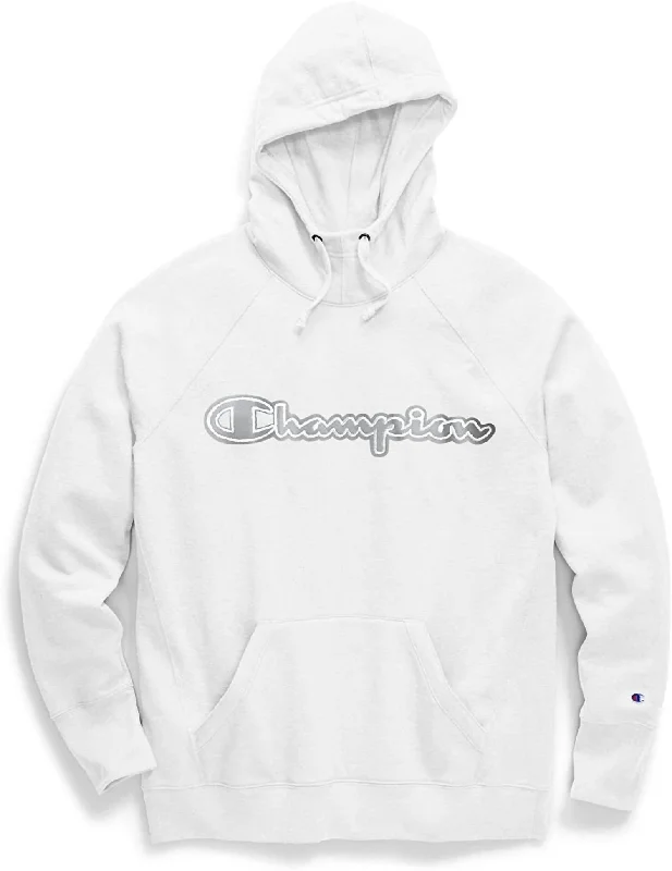 Act Now Women's Powerblend Hoodie In White