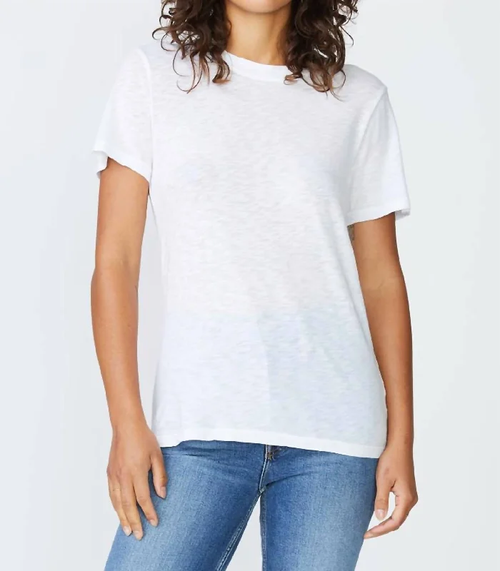 Reduced Prices Women's Short Sleeve Crewneck Tee In White