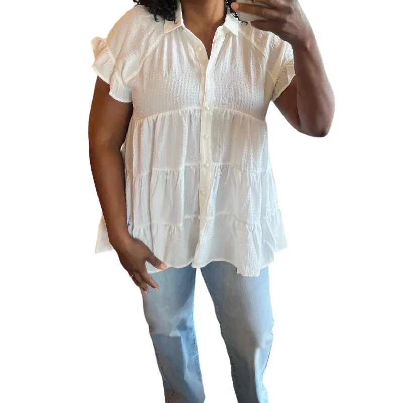 Savings Galore Women's Wiser Top In White