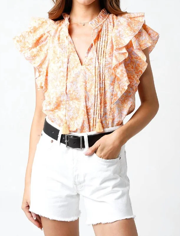 Mega Sale You Glad It’S Spring Top In Orange